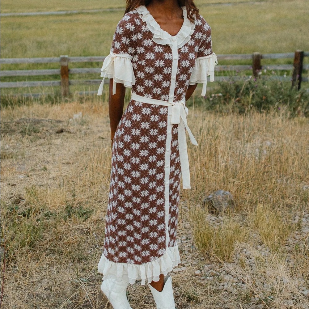 IVY CITY Co. Becca Crochet Dress